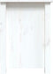 vidaXL - Tv-meubel - 103x36,5x52 - cm - massief - grenenhout - wit