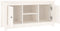 vidaXL - Tv-meubel - 103x36,5x52 - cm - massief - grenenhout - wit