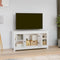 vidaXL - Tv-meubel - 103x36,5x52 - cm - massief - grenenhout - wit