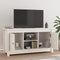 vidaXL - Tv-meubel - 103x36,5x52 - cm - massief - grenenhout - zwart