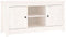 vidaXL - Tv-meubel - 103x36,5x52 - cm - massief - grenenhout - zwart