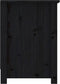 vidaXL - Tv-meubel - 103x36,5x52 - cm - massief - grenenhout - zwart
