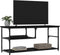 vidaXL - Tv-meubel - 103x38x46,5 - cm - bewerkt - hout - en - staal - zwart