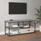 vidaXL - Tv-meubel - 103x38x46,5 - cm - en - bewerkt - hout - staal - grijs - sonoma