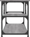vidaXL - Tv-meubel - 103x38x46,5 - cm - en - bewerkt - hout - staal - grijs - sonoma