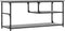 vidaXL - Tv-meubel - 103x38x46,5 - cm - en - bewerkt - hout - staal - grijs - sonoma