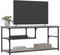 vidaXL - Tv-meubel - 103x38x46,5 - cm - en - bewerkt - hout - staal - grijs - sonoma
