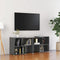 vidaXL - Tv-meubel - 104x30x52 - cm - bewerkt - hout - hoogglans - grijs