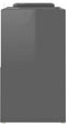 vidaXL - Tv-meubel - 104x30x52 - cm - bewerkt - hout - hoogglans - grijs