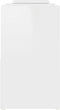 vidaXL - Tv-meubel - 104x30x52 - cm - bewerkt - hout - hoogglans - wit