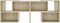 vidaXL - Tv-meubel - 104x30x52 - cm - bewerkt - hout - sonoma - eikenkleurig