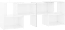 vidaXL - Tv-meubel - 104x30x52 - cm - bewerkt - hout - wit