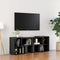 vidaXL - Tv-meubel - 104x30x52 - cm - bewerkt - hout - zwart