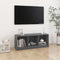 vidaXL - Tv-meubel - 104x33x41 - cm - massief - grenenhout - grijs