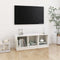 vidaXL - Tv-meubel - 104x33x41 - cm - massief - grenenhout - wit