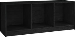 vidaXL - Tv-meubel - 104x33x41 - cm - massief - grenenhout - zwart