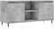 vidaXL - Tv-meubel - 104x35x50 - cm - bewerkt - hout - betongrijs