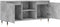 vidaXL - Tv-meubel - 104x35x50 - cm - bewerkt - hout - betongrijs
