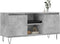 vidaXL - Tv-meubel - 104x35x50 - cm - bewerkt - hout - betongrijs