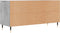 vidaXL - Tv-meubel - 104x35x50 - cm - bewerkt - hout - betongrijs