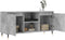 vidaXL - Tv-meubel - 104x35x50 - cm - bewerkt - hout - betongrijs