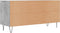 vidaXL - Tv-meubel - 104x35x50 - cm - bewerkt - hout - betongrijs