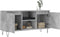 vidaXL - Tv-meubel - 104x35x50 - cm - bewerkt - hout - betongrijs