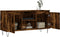 vidaXL - Tv-meubel - 104x35x50 - cm - bewerkt - hout - gerookt - eikenkleurig