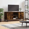 vidaXL - Tv-meubel - 104x35x50 - cm - bewerkt - hout - gerookt - eikenkleurig