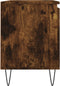 vidaXL - Tv-meubel - 104x35x50 - cm - bewerkt - hout - gerookt - eikenkleurig