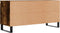 vidaXL - Tv-meubel - 104x35x50 - cm - bewerkt - hout - gerookt - eikenkleurig