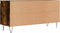 vidaXL - Tv-meubel - 104x35x50 - cm - bewerkt - hout - gerookt - eikenkleurig