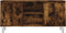 vidaXL - Tv-meubel - 104x35x50 - cm - bewerkt - hout - gerookt - eikenkleurig