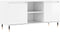 vidaXL - Tv-meubel - 104x35x50 - cm - bewerkt - hout - hoogglans - wit