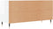 vidaXL - Tv-meubel - 104x35x50 - cm - bewerkt - hout - hoogglans - wit