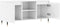 vidaXL - Tv-meubel - 104x35x50 - cm - bewerkt - hout - hoogglans - wit