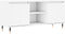 vidaXL - Tv-meubel - 104x35x50 - cm - bewerkt - hout - wit