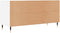 vidaXL - Tv-meubel - 104x35x50 - cm - bewerkt - hout - wit