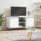 vidaXL - Tv-meubel - 104x35x50 - cm - bewerkt - hout - wit