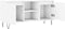 vidaXL - Tv-meubel - 104x35x50 - cm - bewerkt - hout - wit