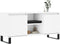 vidaXL - Tv-meubel - 104x35x50 - cm - bewerkt - hout - wit
