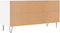 vidaXL - Tv-meubel - 104x35x50 - cm - bewerkt - hout - wit