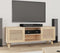 vidaXL - Tv-meubel - 105x30x40 - cm - massief - grenenhout - en - rattan - bruin