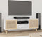 vidaXL - Tv-meubel - 105x30x40 - cm - massief - grenenhout - en - rattan - wit