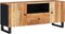 vidaXL - Tv-meubel - 105x33,5x46 - cm - massief - acaciahout - en - bewerkt - hout