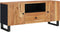 vidaXL - Tv-meubel - 105x33,5x46 - cm - massief - acaciahout - en - bewerkt - hout