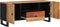 vidaXL - Tv-meubel - 105x33,5x46 - cm - massief - acaciahout - en - bewerkt - hout