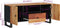 vidaXL - Tv-meubel - 105x33,5x46 - cm - massief - acaciahout - en - bewerkt - hout