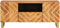 vidaXL - Tv-meubel - 105x33,5x46 - cm - massief - mangohout - bruin - en - zwart