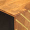 vidaXL - Tv-meubel - 105x33,5x46 - cm - massief - mangohout - bruin - en - zwart